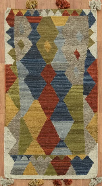 Ethnic Inspired Geometric Bold Rug 3x5
