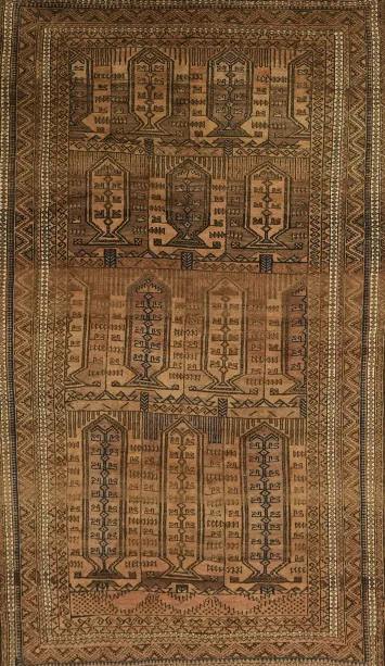 Balouch Persian Tribal Wool Area Rug 6x10