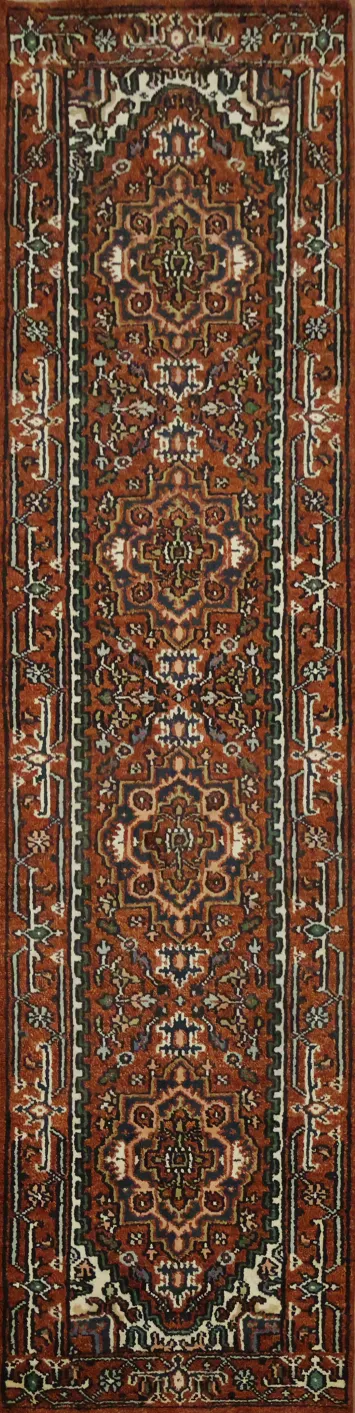 Exquisite Hand-Knotted Persian Runner Rug 3x10