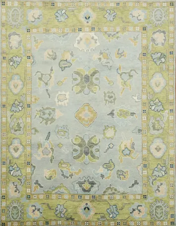 Traditional Handcrafted Rug with Floral Designs 8x10