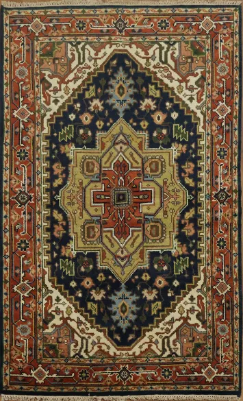 Authentic Classic Geometric Rug 5x8