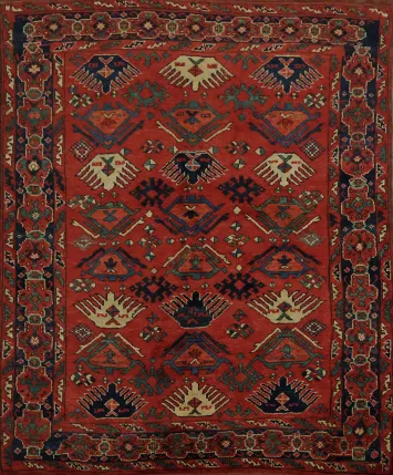 Kazak Oriental Wool Rug 5x6