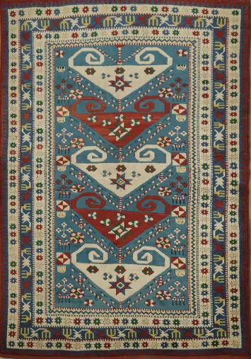 Anatolian Turkish Wool Rug 5x7