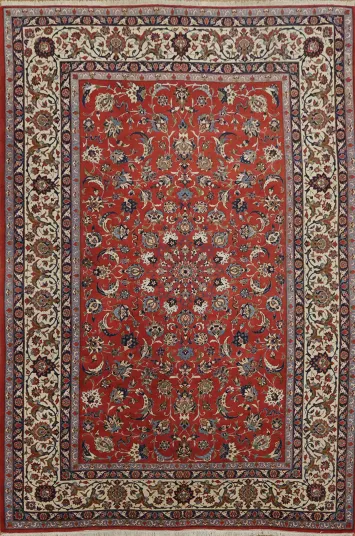 Isfahan Persian Wool Area Rug 8x12