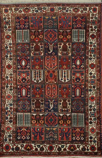 Bakhtiari Persian Wool Area Rug 7x10