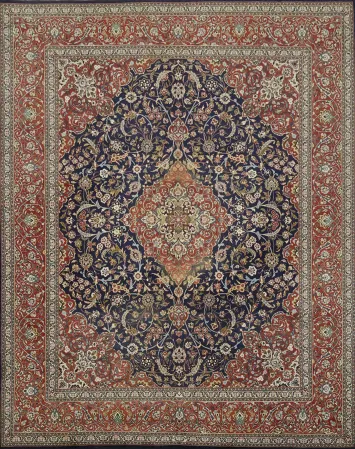 Topp Qualioty Wool Kashan Persian Area Rug 8x10