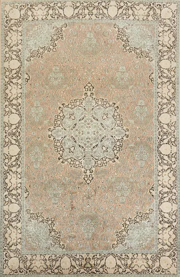 Kashmir Oriental Silk Area Rug 6x9