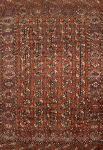 Turkoman Persian Wool Area Rug 7x10