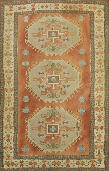 Oushak Turkish Area Wool Rug 6x9