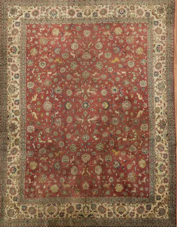 Tabriz Persian Wool Area Rug 10x13