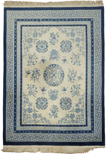Art Deco Chinese Wool Area Rug 8x10