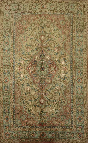 Top Quality Wol Qum Persian Area Rug 5x9