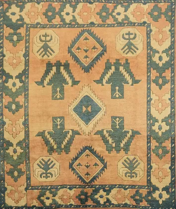 Anatolian Wool Turkish Area Rug 8x10