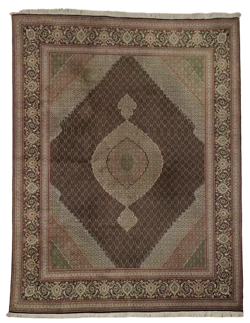 Super Fine Tabriz Persian Wool Area Rug 10x13