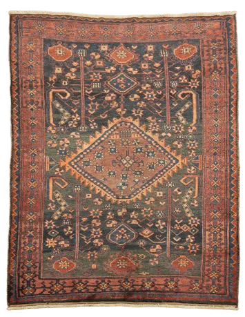 Wool Geometric Lori Persian Area Rug 7x9