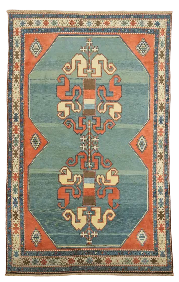 Anatolian Turkish Wool Area Rug 7x11