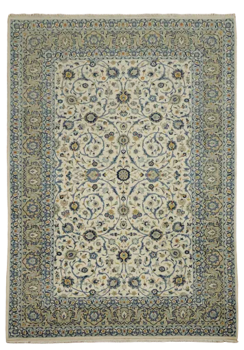 Kashan Oriental Wool Area Rug 8x11