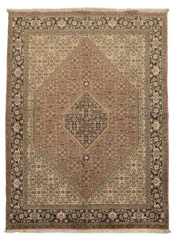 Geometric Wool Bidjar Persian Area Rug 6x8