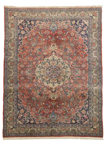 Vintage Wool Bidjar Persian Area Rug 9x12