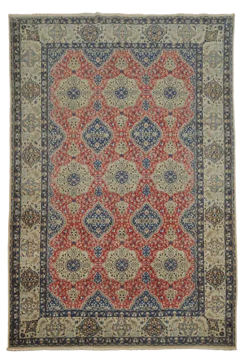 Vintage Nain Persian Wool Area Rug 7x10