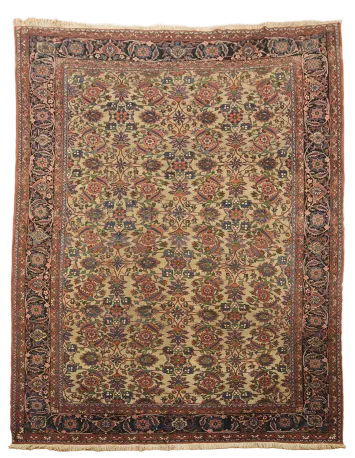Antique Wool Bakhtiari Persian Area Rug 10x13