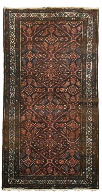 Bakhtiari Persian Tribal Wool Rug 5x10