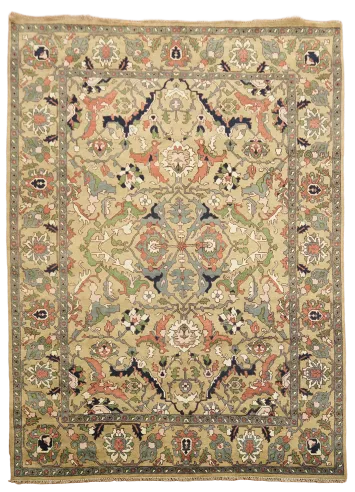 Authentic Oriental Rug with Rich Patterns and Warm Tones 10'x14'