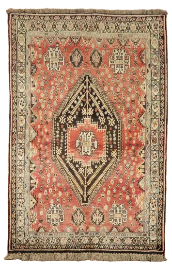 Shiraz Persian Tribal Wool Rug 5x8