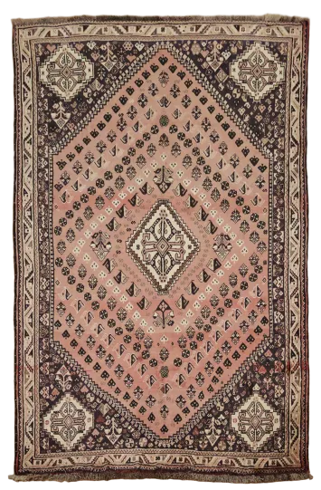Tribal Vintage Shiraz Persian Wool Rug 6x9