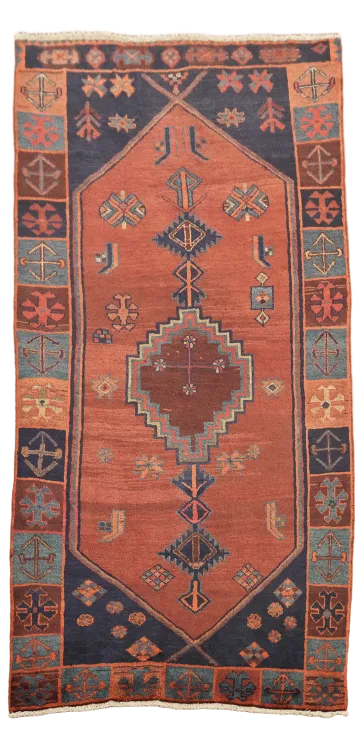 Wool Vintage Lori Persian Area Rug 5x9