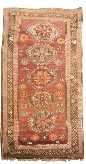 Tribal Wool Anatolian Turkish Wool Area Rug 5x10
