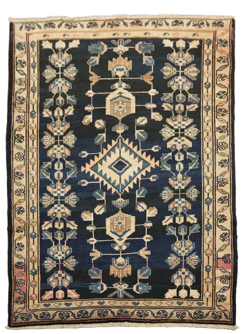 Blue Vintage Lori Persian Wool Area Rug 7x10