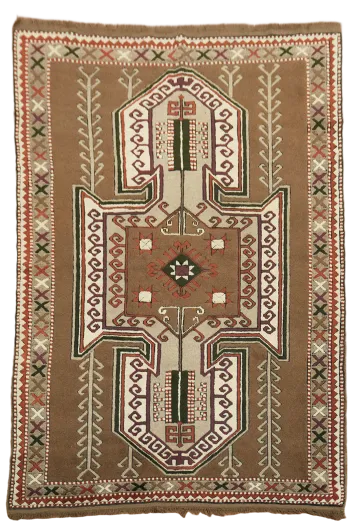 Anatolian Turkish Wool Rug 5x7