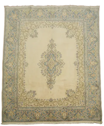 Vintage Kerman Persian Area Wool Rug 8x10