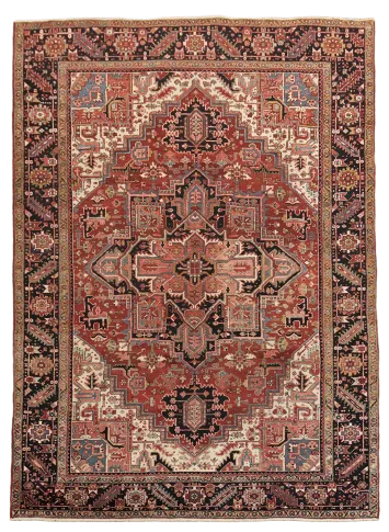 Heriz Persian Wool Area Rug 8x11