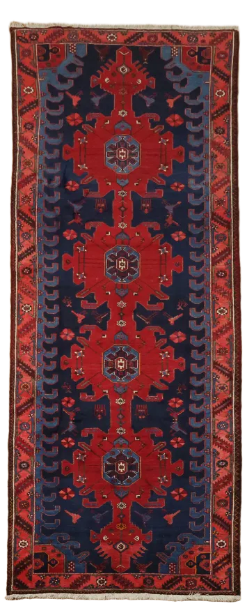 Bakhtiari Persian Wool Area Rug 5x13