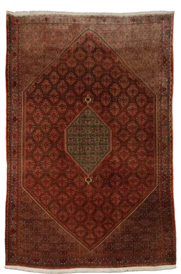 Vintage Persian Bidjar Wool Rug 7'x11'
