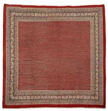 Botmire Persian Large Hand-Knotted Vintage Wool Rug 11'x11'