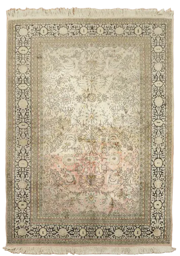 Kashmir Oriental Silk Rug 5x7