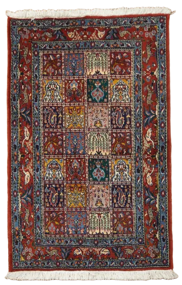 Antique Top Quality Wool Bakhtiari Persian Rug 3x5