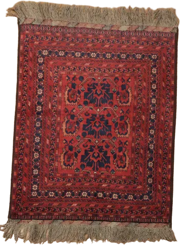 Vintage Balouch Persian Wool Rug 4'x5'