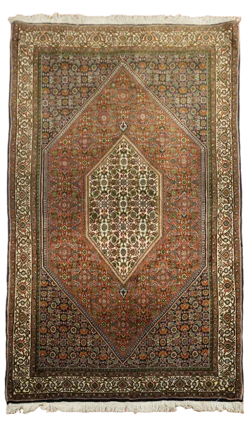 Vintage Bidjar Persian Wool Rug 4x6