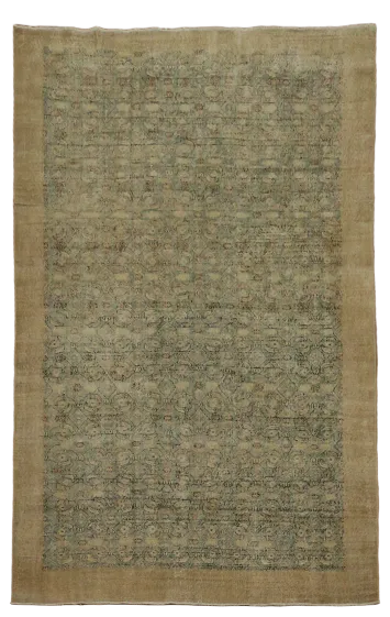 Vintage All Over Anatolian Oriental Wool Area Rug 6x10