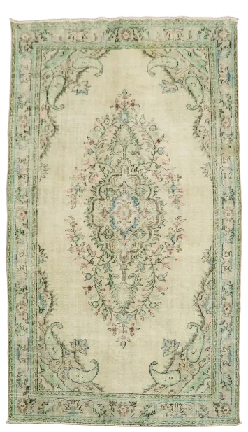 Anatolian Oriental Distressed Wool  Rug 5x9