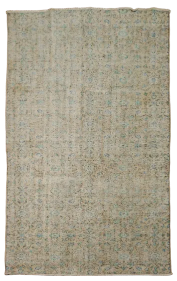 Vintage All Over Wool Anatolian Oriental Area Rug 6x9