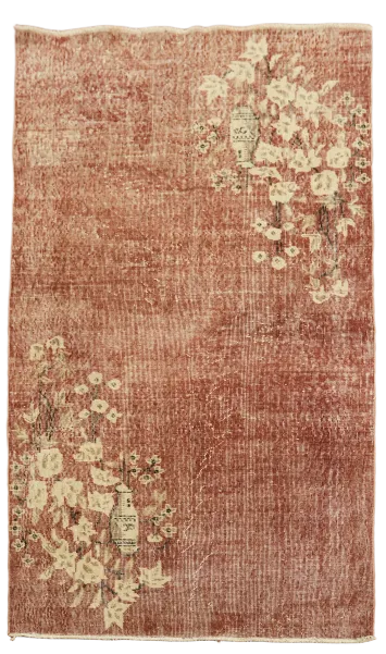 Anatolian Oriental Wool Distressed Rug 4x7
