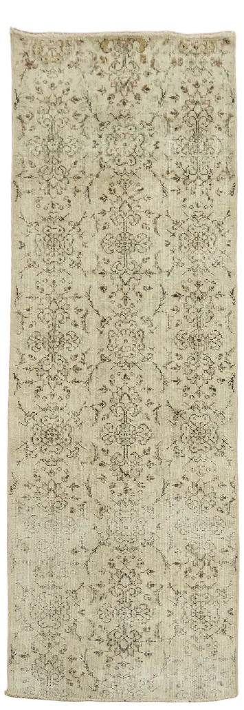 Anatolian Oriental Distressed Wool Area Rug 3x9