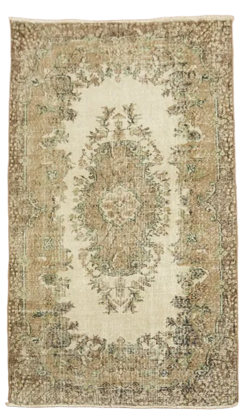 Anatolian Oriental Wool Rug 4x7