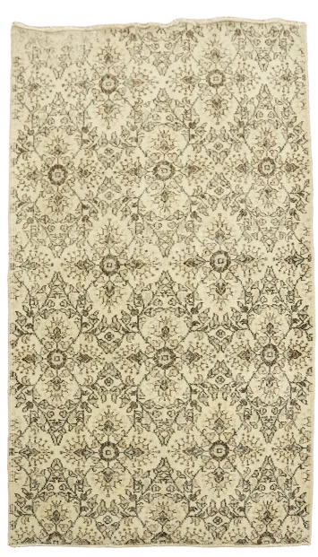 Anatolian Oriental Wool Distressed Rug 4x7