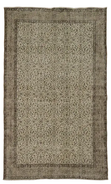 Vintage Wool Anatolian Oriental Area Rug 6x9